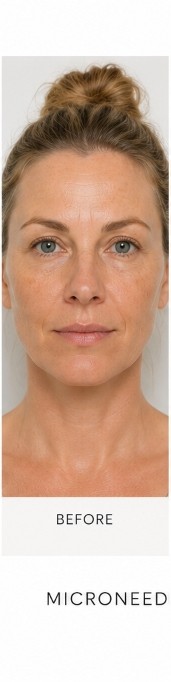 Before Microneedling + PRP