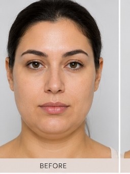 Before Fat Dissolving Treatment